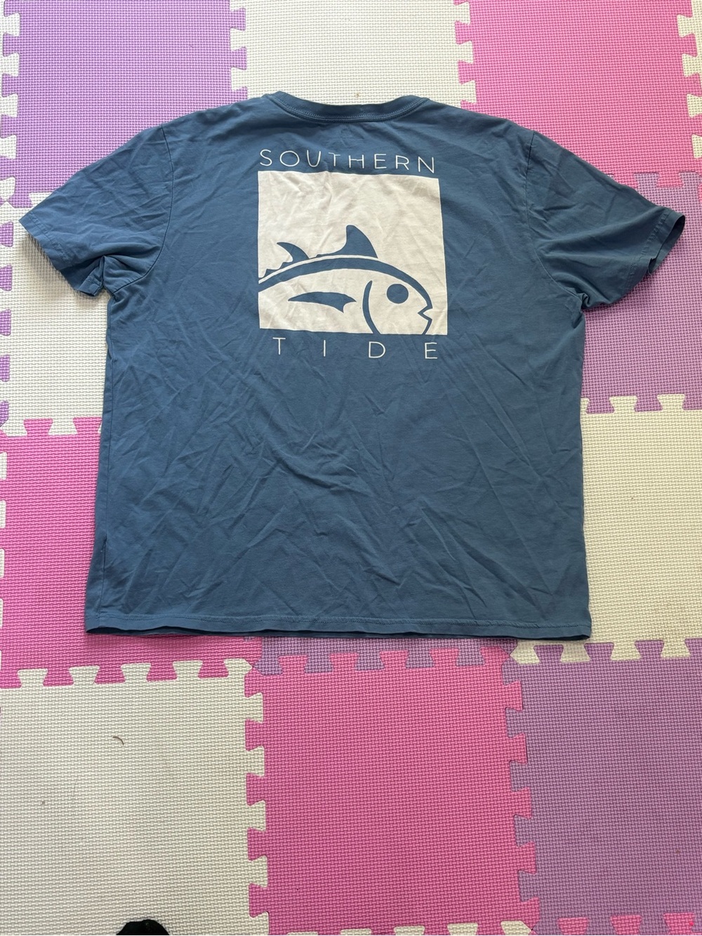 Southern Tide Blue Short Sleeve Graphic Tee
